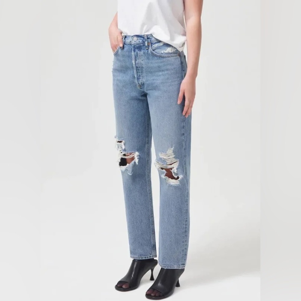 Agolde 90’s Jean Mid-rise Loose Fit- in Wander - Picture 3 of 5
